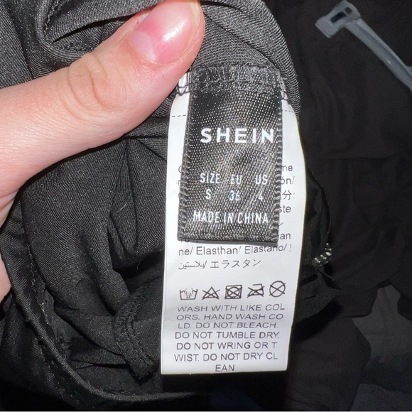 Shein | Cut Out Rhinestone Detail Flare Leg Pants | Small - Picture 9 of 10